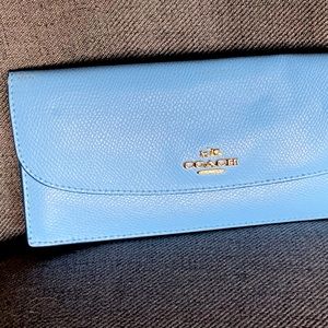 Blue Coach Wallet